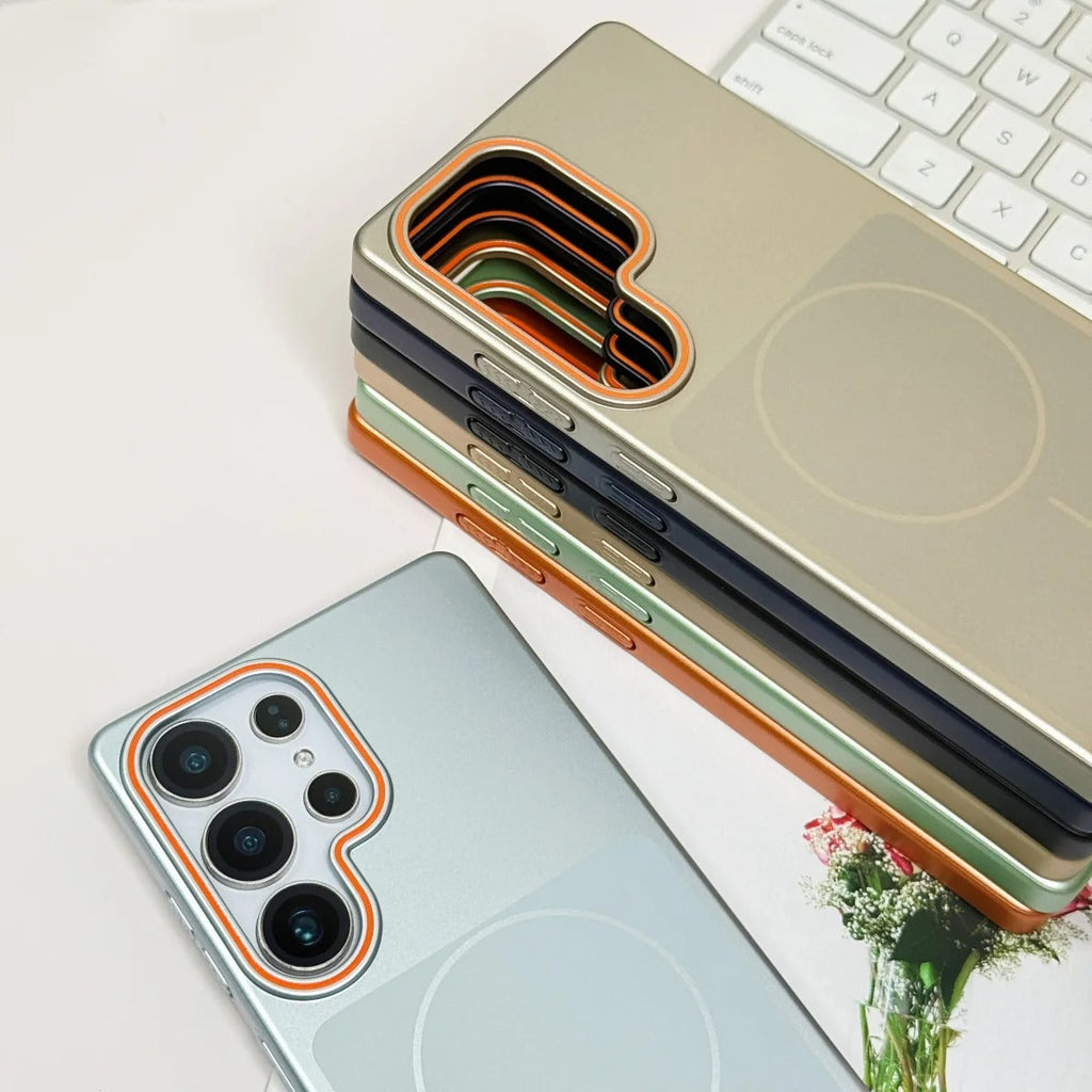 Frosted Mettalic Paint PC Wireless Case