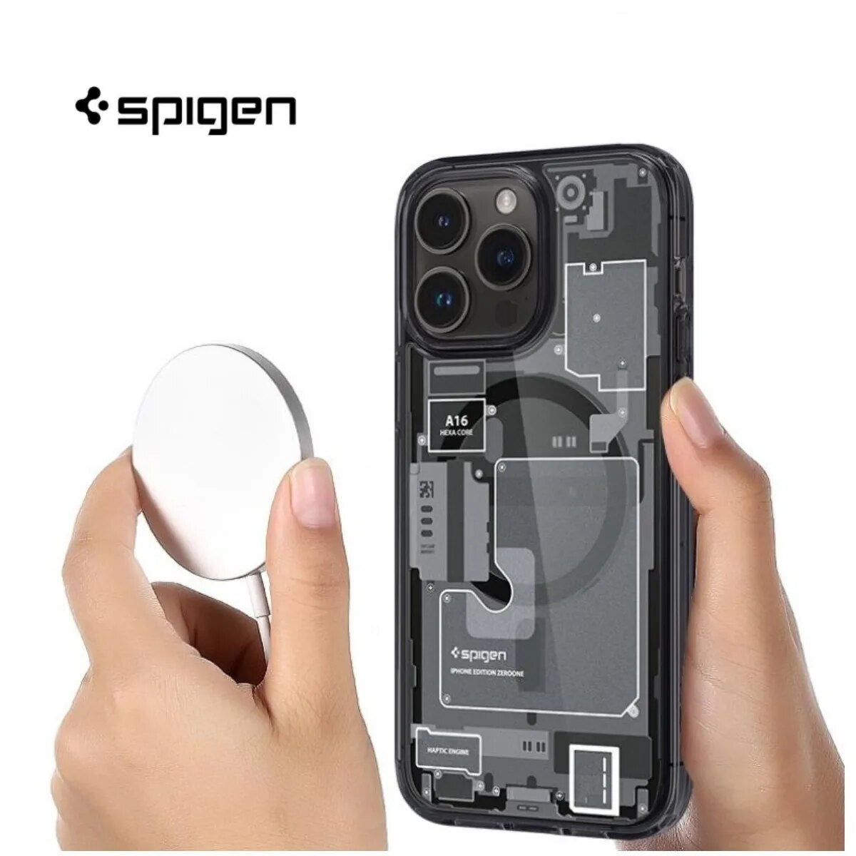 iPhone 16 Series Spigen ZERO Design Board Magsafe Case