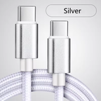 6ft 2M 60W USB C to USB C Fast Charger Cable