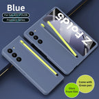 Original Colorful Touch Pen Case with Tempered Glass- With S PEN