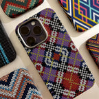 ColorBurst Texture Magnetic Carbon Fiber Case