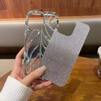iPhone 16 Series Luxury Electroplated Leaf Case