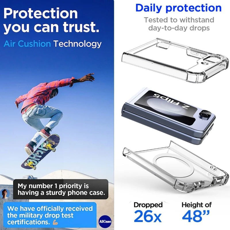 Clear Magnetic MagSafe Wireless Charging Case (Anti-Yellow)
