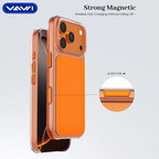 Crystal Color MagSafe Case with Camera Button  (Apple Logo)