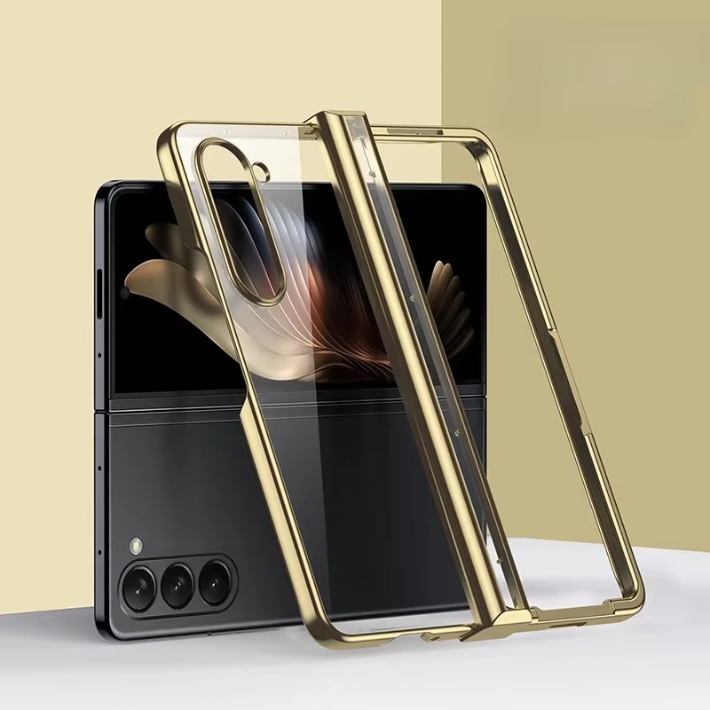 Electroplated Transparent Phone Case for Galaxy Z Fold Series