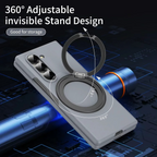 Ultra-thin Matte Shockproof Folding Hard Cover With Glass
