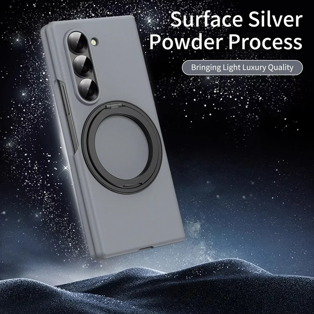 Ultra-thin Matte Shockproof Folding Hard Cover With Glass