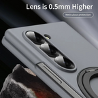 Ultra-thin Matte Shockproof Folding Hard Cover With Glass