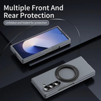 Ultra-thin Matte Shockproof Folding Hard Cover With Glass