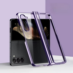 Electroplated Transparent Phone Case for Galaxy Z Fold Series