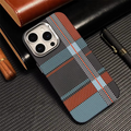 Ultra Thin Carbon Fibre Pattern Metal Lens Hard Case
