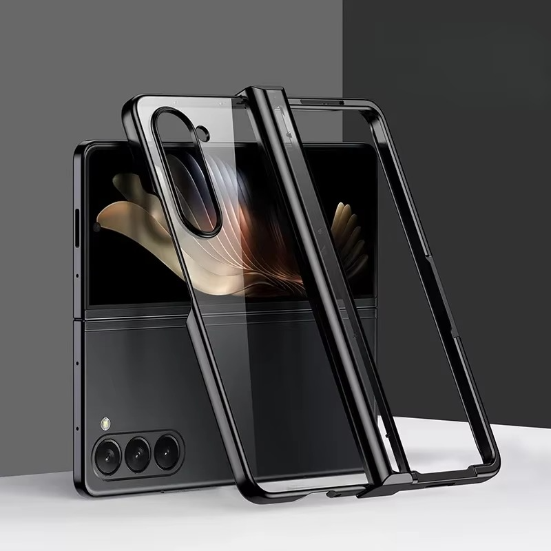 Electroplated Transparent Phone Case for Galaxy Z Fold Series