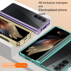Electroplated Transparent Phone Case for Galaxy Z Fold Series