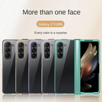 Electroplated Transparent Phone Case for Galaxy Z Fold Series