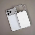 Crystal Color MagSafe Case with Camera Button  (Apple Logo)