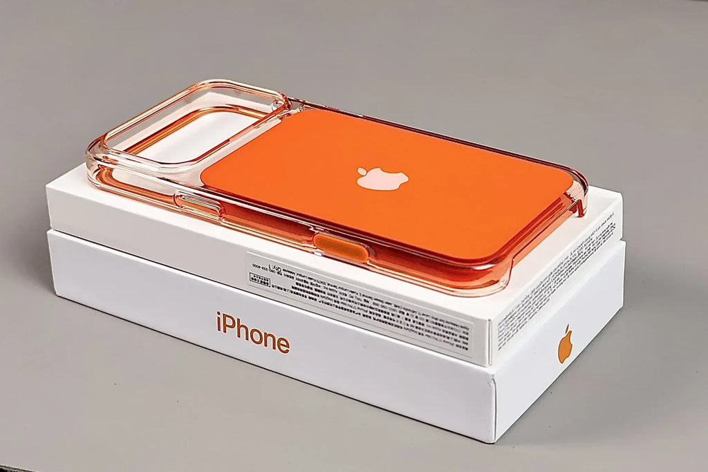 Crystal Color MagSafe Case with Camera Button  (Apple Logo)