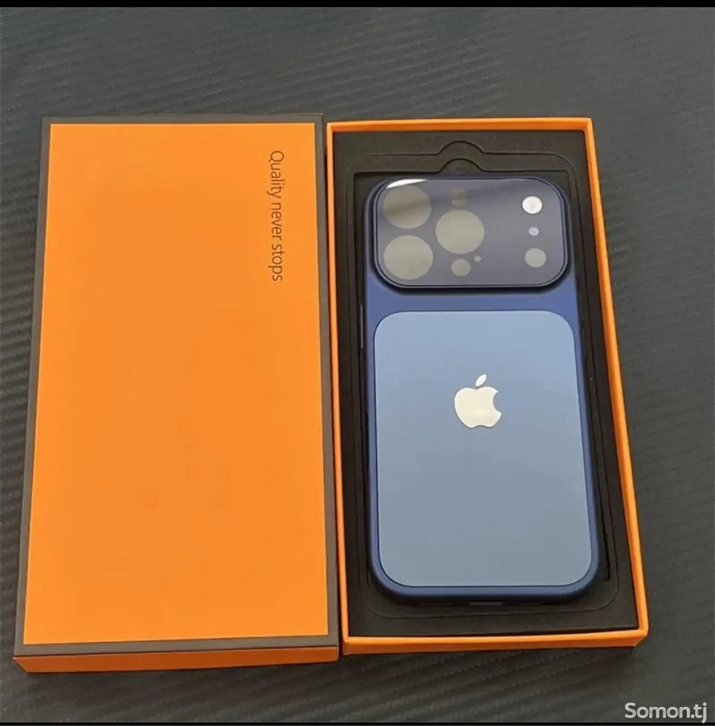 High-End Glass Finish Covert Logo Case for iPhone (Exlusive Case)