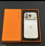 High-End Glass Finish Covert Logo Case for iPhone (Exlusive Case)