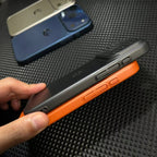 High-End Glass Finish Covert Logo Case for iPhone (Exlusive Case)