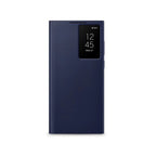 Smart View Wallet Flip Case For Samsung Galaxy S23 Ultra/S24 Ultra